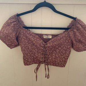 Mahina Off the Shouler Crop Top